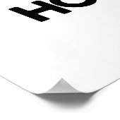 Wou je niet dat je koffie lekker was zoals ik poster (Hoek)