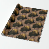 Woud Bizon Buffalo Cadeaupapier (Uitgerold)