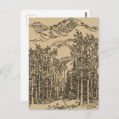  woud briefkaart (Voorkant / Achterkant)