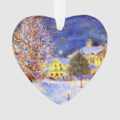 Woud in de winter ornament (voorkant)