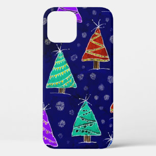 Woud van kerstbomen Case-Mate iPhone case