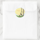 Woudbaby Shower Favor Sticker (Tas)