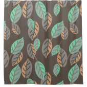 woudbladeren douchegordijn (Voorkant)