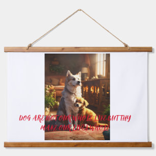 "Woudfluistert tapijt" Hangend Wandkleed