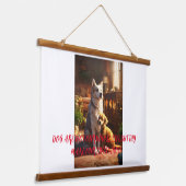 "Woudfluistert tapijt" Hangend Wandkleed (Gebogen)