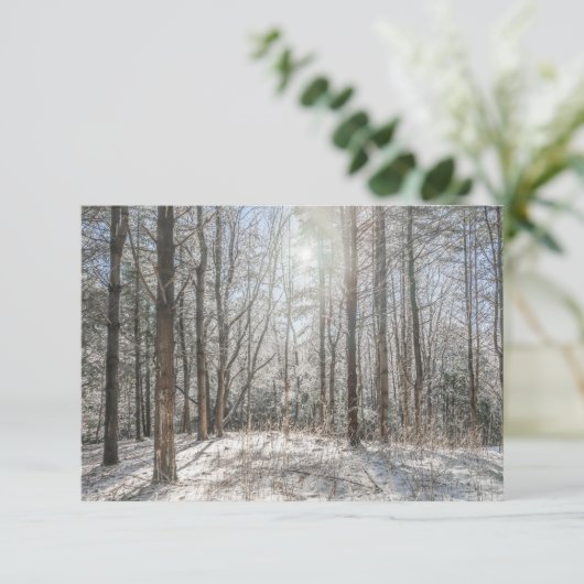 Woudlandkaart Bedankkaart (Staand voorkant)