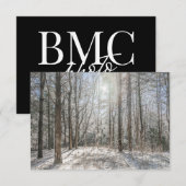 Woudlandkaart Bedankkaart (Voorkant / Achterkant)