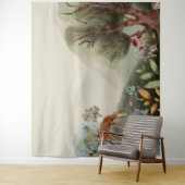 Woudlandschap Tapestry Wandkleed (In situ)