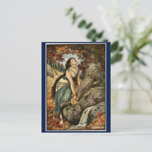  woudzigeuner briefkaart (Staand voorkant)