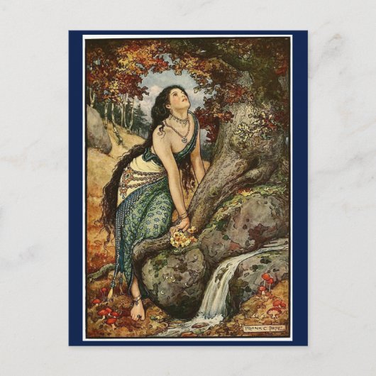  woudzigeuner briefkaart (Voorkant)