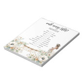 Would Mommy Rather? Baby Shower Game Notitieblok (Linkerzijde)