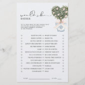 Would She Rather Chinoiserie Pink Shower Game (Voorkant)