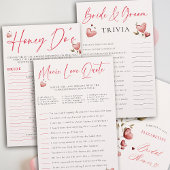 Would She Rather Valentine Vine Bridal Shower Game Flyer