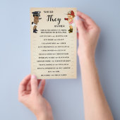 Would They Rather Little Recruit Shower Game Card Flyer (Hand)