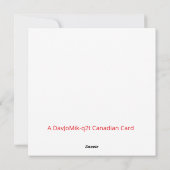 Would You Be My Valentine? Feestdagenkaart (Achterkant)