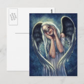 Wounded Angel Postcard Briefkaart (Voorkant / Achterkant)