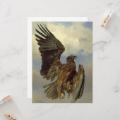 Wounded Eagle (door Rosa Bonheur) Kaart (Voorkant / Achterkant in situ)
