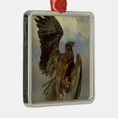Wounded Eagle (door Rosa Bonheur) Metalen Ornament (Rechts)