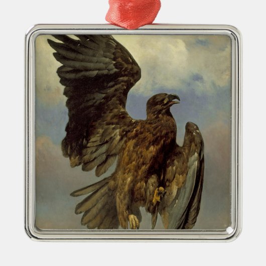 Wounded Eagle (door Rosa Bonheur) Metalen Ornament (Voorkant)
