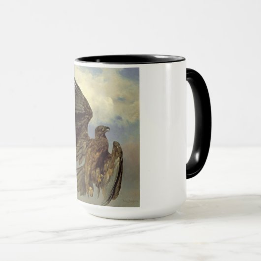 Wounded Eagle (door Rosa Bonheur) Mok (Voorkant rechts)