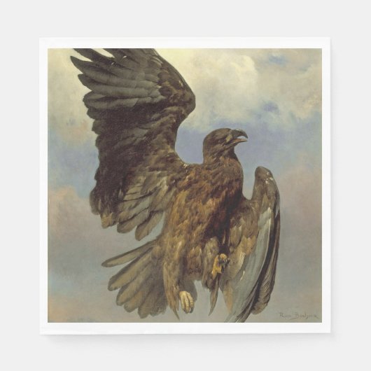 Wounded Eagle (door Rosa Bonheur) Servet (Voorkant)