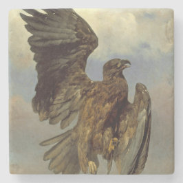 Wounded Eagle (door Rosa Bonheur) Stenen Onderzetter