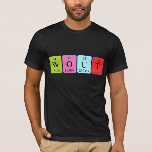 Wout periodiek lijstnaam shirt (Voorkant)