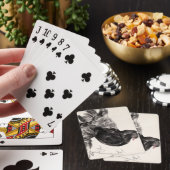 Wouw een Indiase Fantail-duif Pokerkaarten (Insitu)