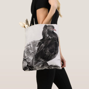 Wouw een Indiase Fantail-duif Tote Bag