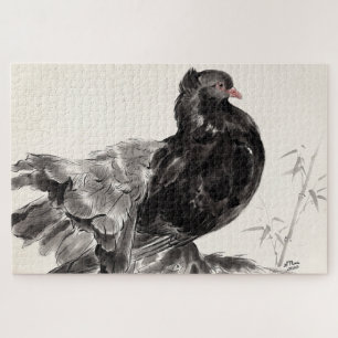 Wouw een Indische Fantailduif Legpuzzel