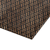 WOVEN2 ZWARTE MARBLE & BROWN STONE SNIJPLANK (Hoek)