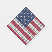 Woven American Flag Party Napkins Servet (Hoek)