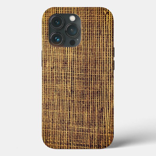 Woven Bamboo Pattern Case-Mate iPhone Case (Achterkant)