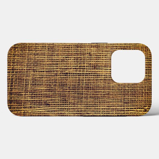 Woven Bamboo Pattern Case-Mate iPhone Case (Achterkant (horizontaal))