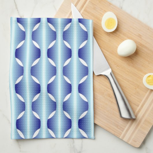 Woven Blues Kitchen Towel Theedoek (Quarter Fold)