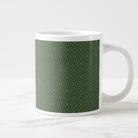 Woven Celtic Knot Pattern Grote Koffiekop (Rechts)