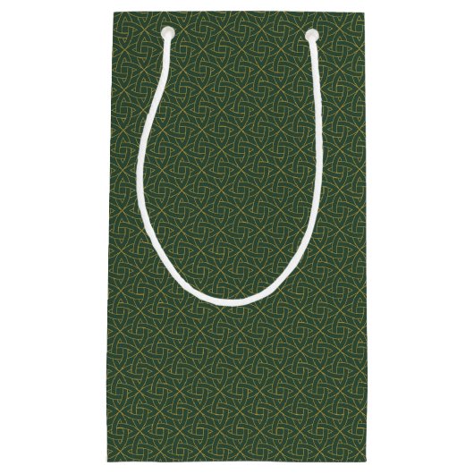 Woven Celtic Knot Pattern Klein Cadeauzakje (Voorkant)