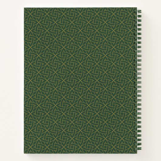 Woven Celtic Knot Pattern Notitieboek (Achterkant)
