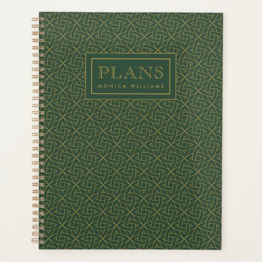 Woven Celtic Knot Pattern Planner (Voorkant)