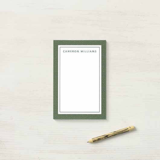 Woven Celtic Knot Pattern Post-it® Notes (Op bureau)
