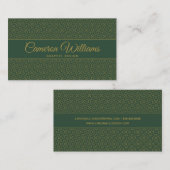 Woven Celtic Knot Pattern Visitekaartje (Voorkant / Achterkant)