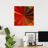 Woven Circle Poster (Thuiskantoor)