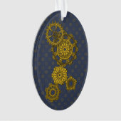 Woven Clockwork Acrylversiering Ornament (voorkant)