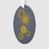 Woven Clockwork Acrylversiering Ornament (voorkant)