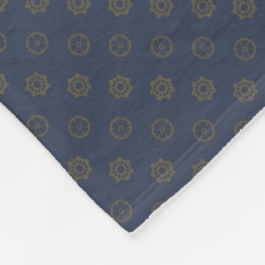 Woven Clockwork Fleece Blanket Deken (Hoek)