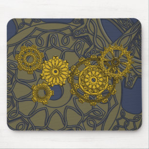 Woven Clockwork Mousepad Muismat