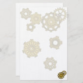 Woven Clockwork Stationery Briefpapier (Voorkant / Achterkant)