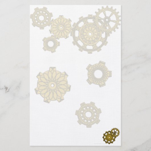Woven Clockwork Stationery Briefpapier (Voorkant)