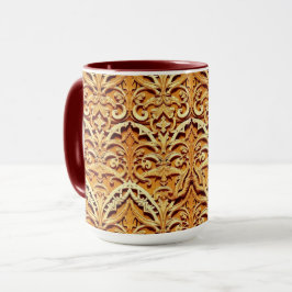 Woven Islamic Motif Mug | Tactile Earth Tones Mok