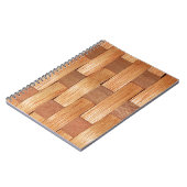 Woven mandje notitieboek (Linkerzijde)